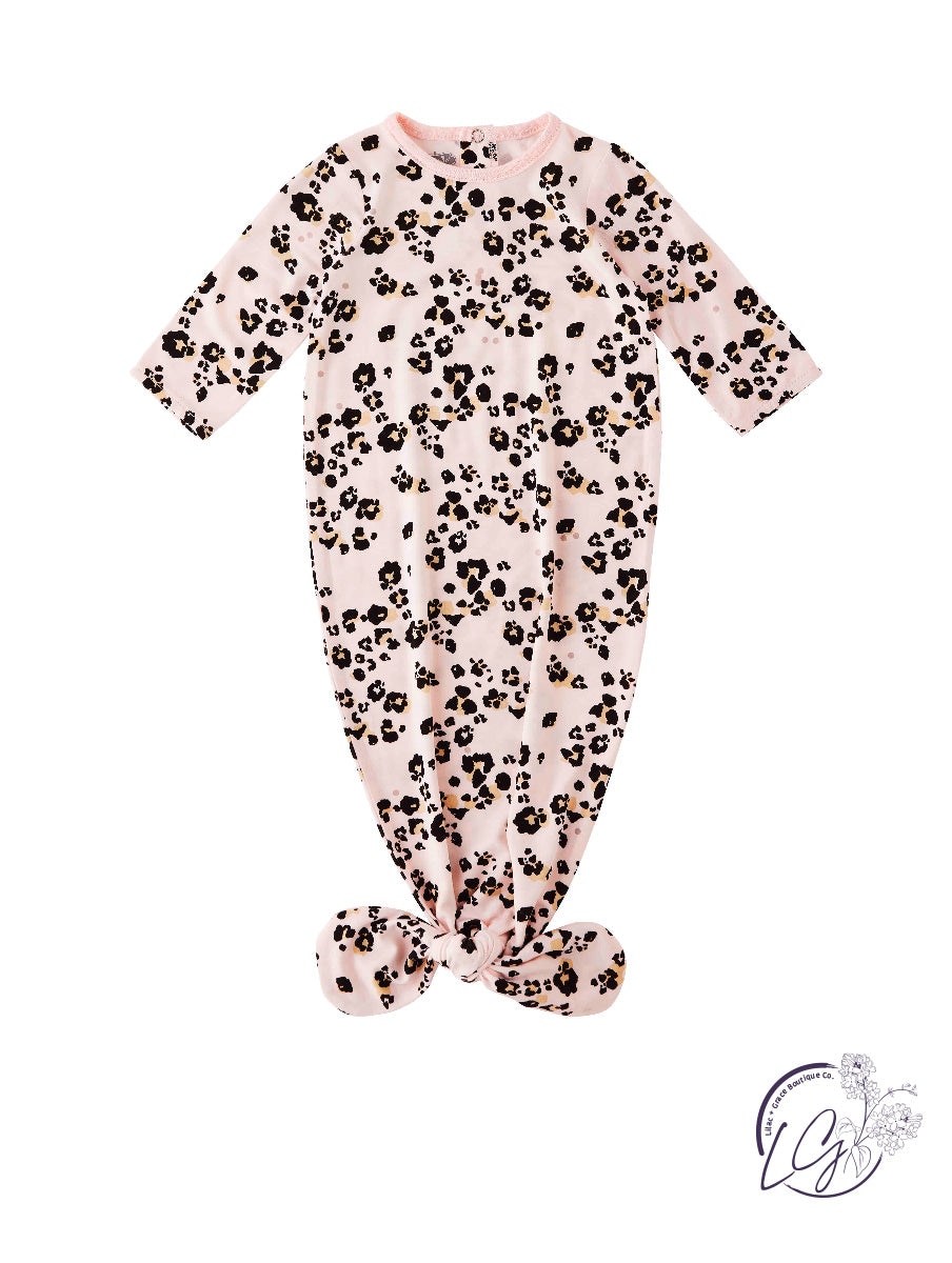 Leopard Baby Gown