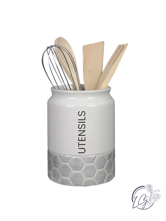 Ceramic Modern Country Utensil Holder