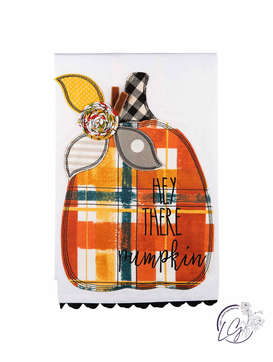 Hey There Pumpkin Tea Towel