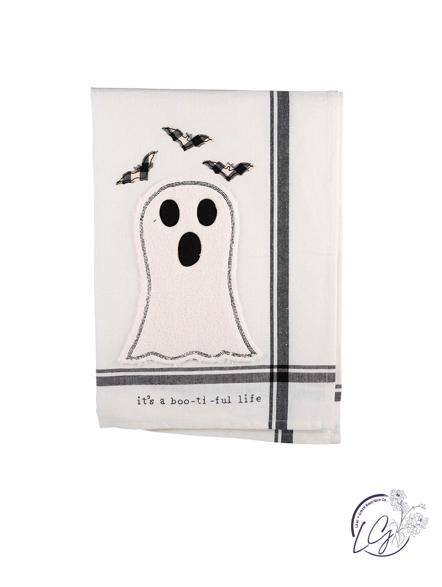 It's A Boo-ti-ful Life Tea Towel