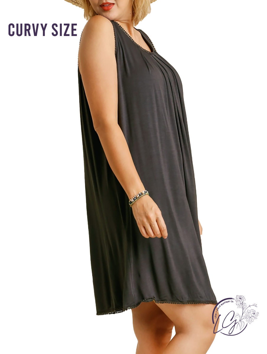 Curvy Cali Nights Sleeveless Dress