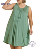 Curvy Cali Nights Sleeveless Dress