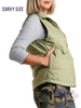 Curvy Don't Wait On Me Zip-Up Vest