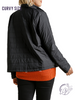 Curvy Stand With Me Zip-Up Jacket