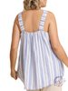 Curvy Bringing It Out Ruffle Tank Top