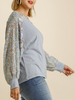 Curvy From The Heart Multi Print Long Sleeve