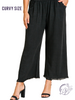 Curvy Not Your Fault Wide Leg Pants