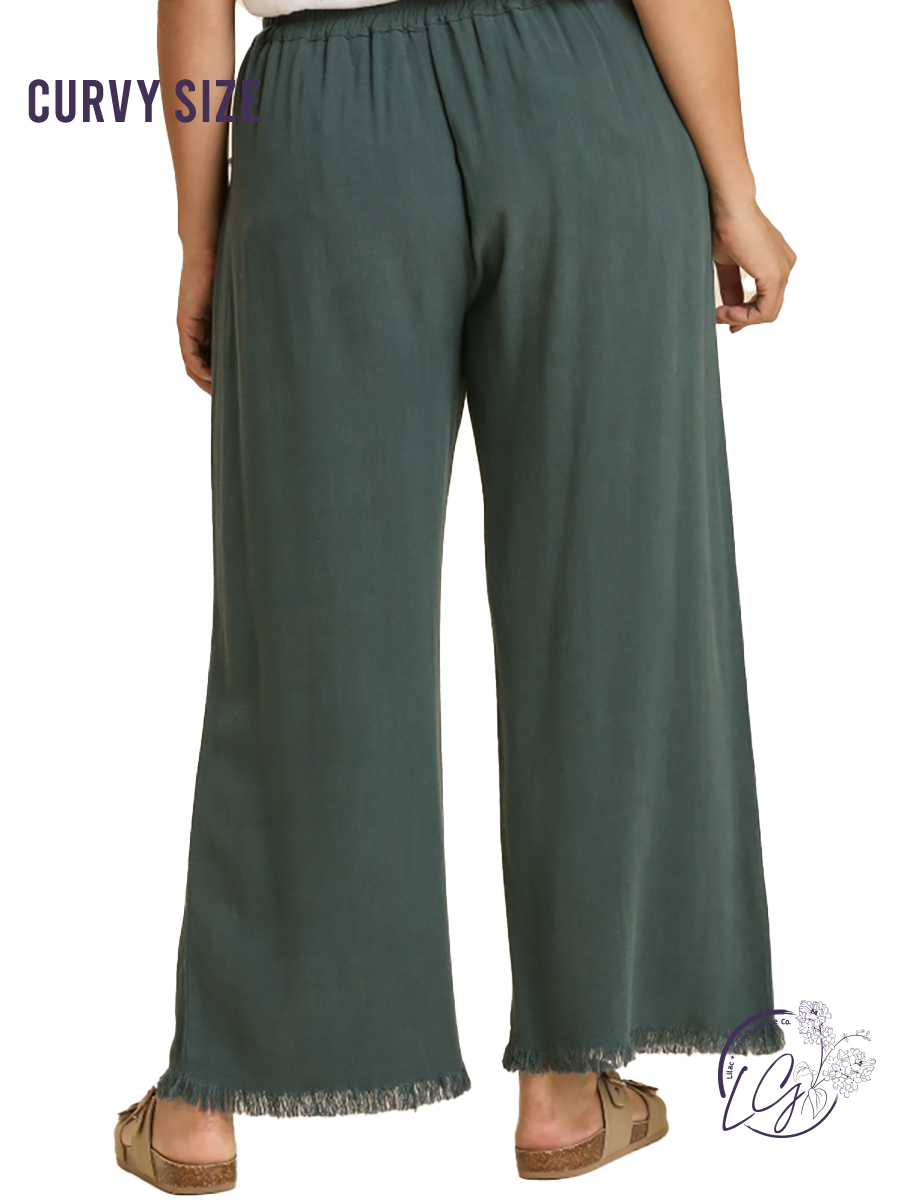 Curvy Not Your Fault Wide Leg Pants