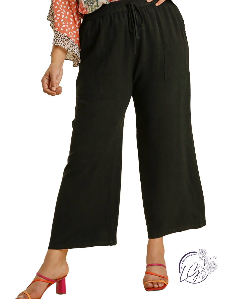 Curvy Beautiful People Linen Pants